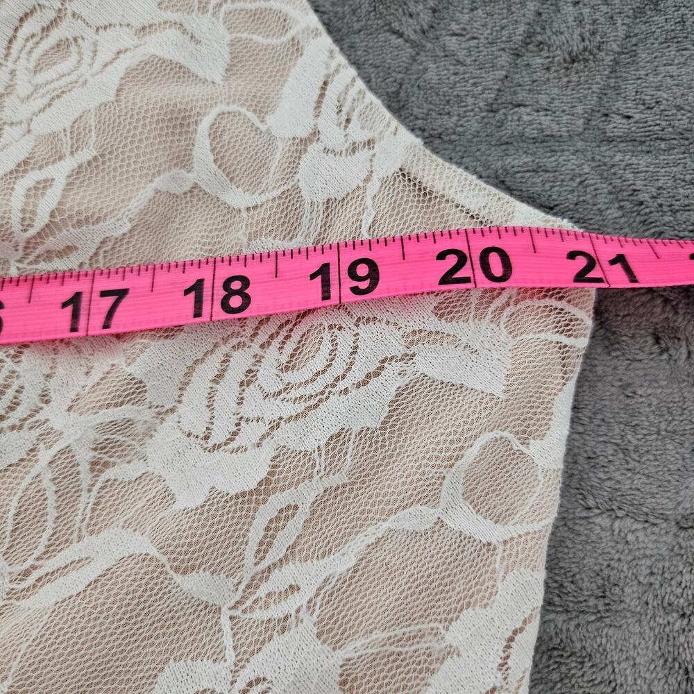 Glamour lace dress color beige plus size 16 W - Picture 6 of 7